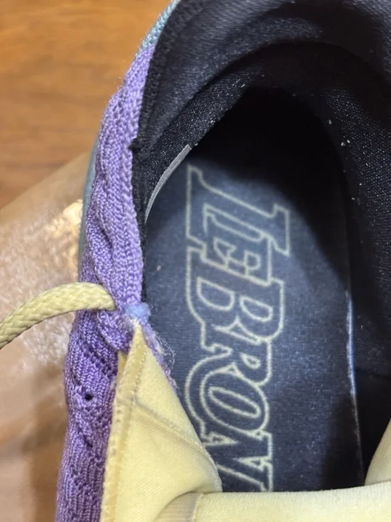 Nike LeBron 23 Purple Yellow Sneakers Size 8 - Picture 7 of 11